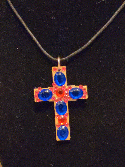Large Cross Necklaces