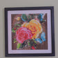 Roses with Butterflies Diamond Art