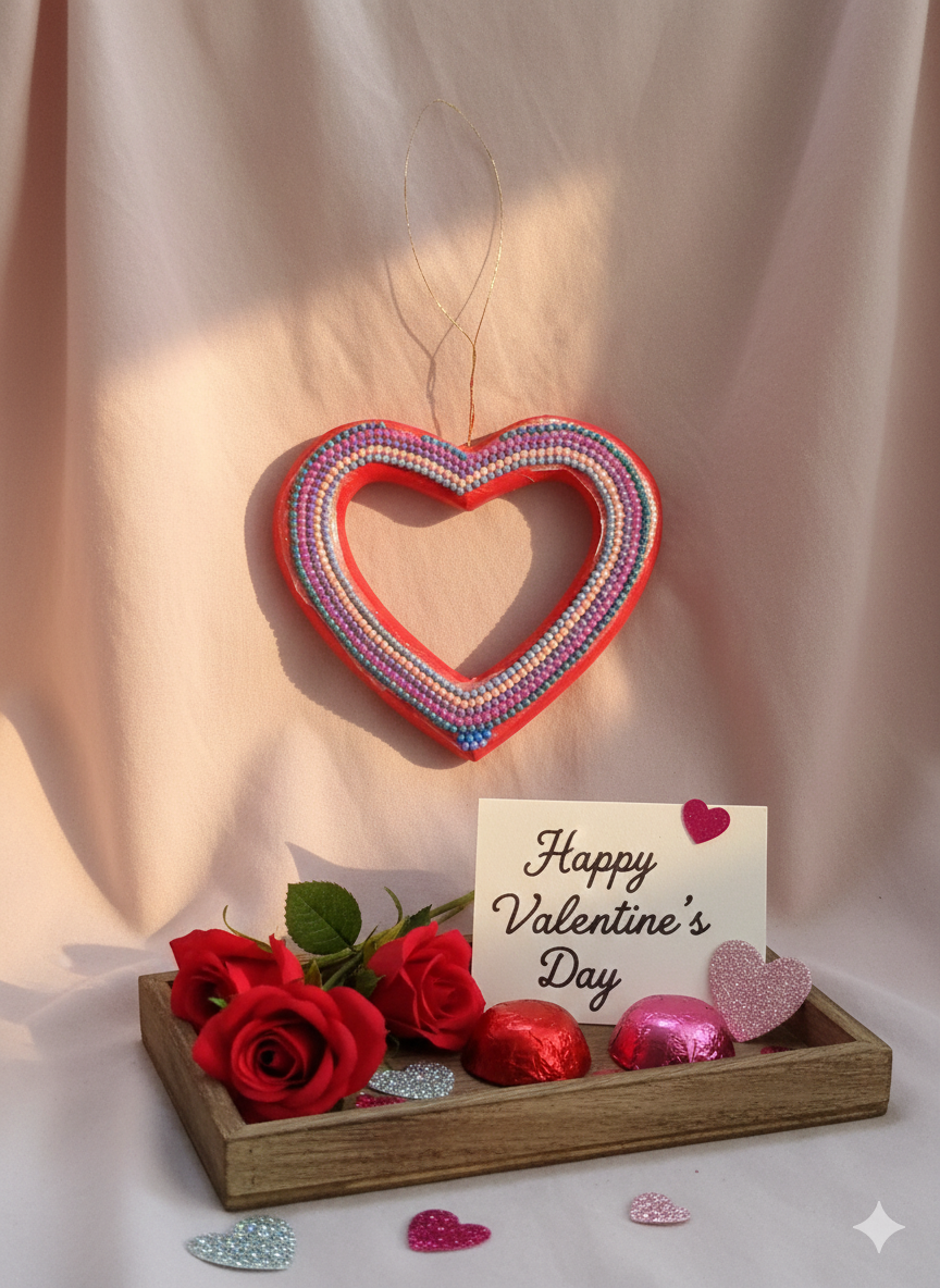 Large Red Heart Ornament