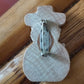 Wood Snowman Pin
