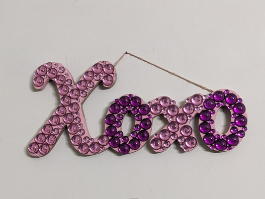 Wood Xoxo (Hugs & Kisses) Sign