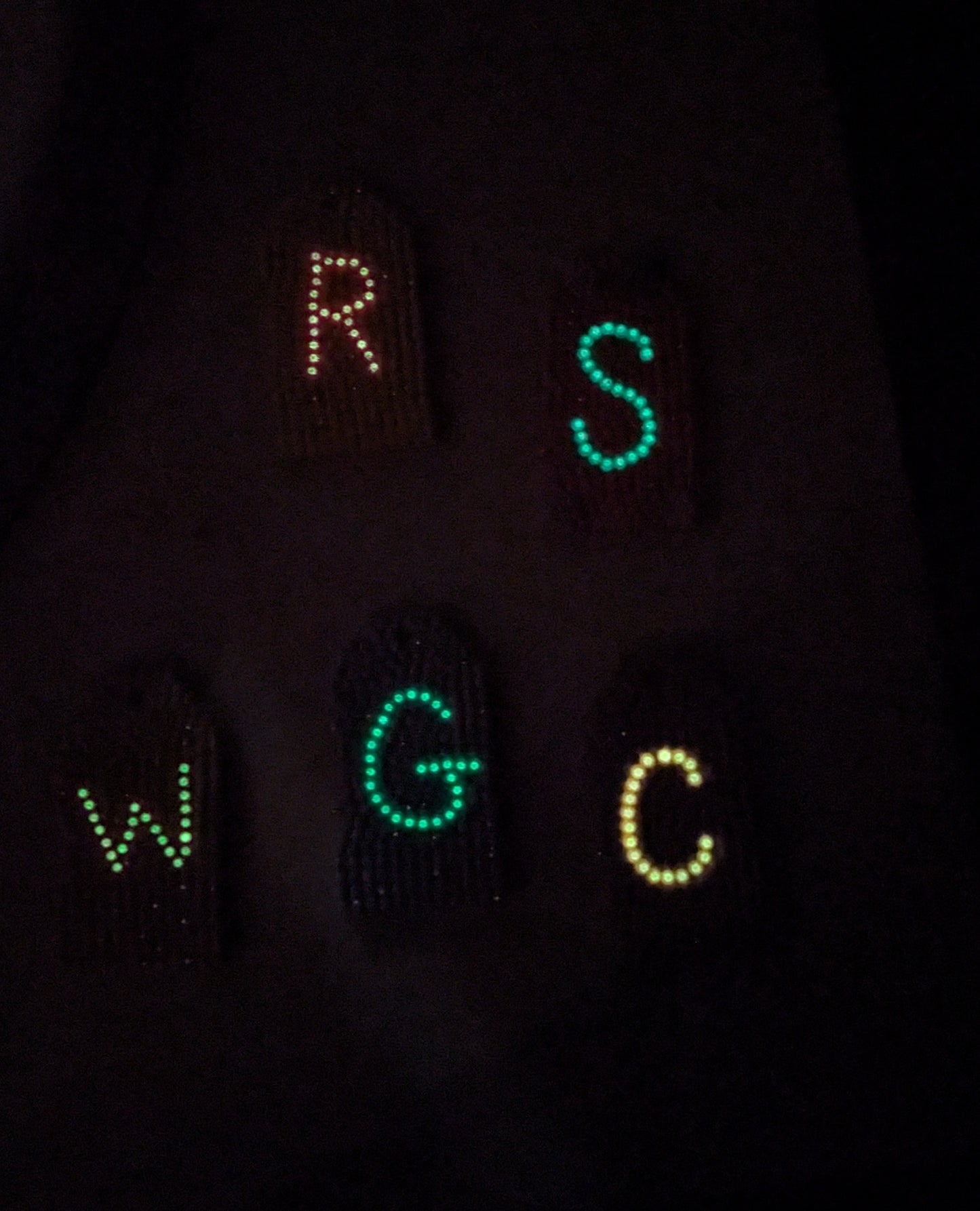 Glow in the Dark Gift Tags