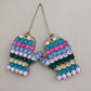 Shimmer and Frost Mitten Ornaments