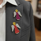Wood Angel Pins
