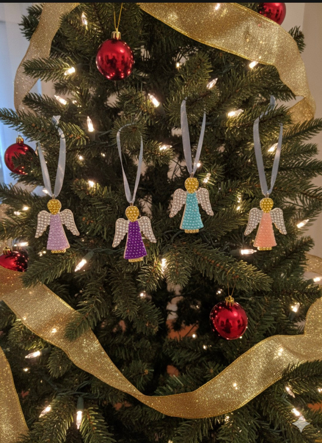 Glow in the Dark Angel Ornaments