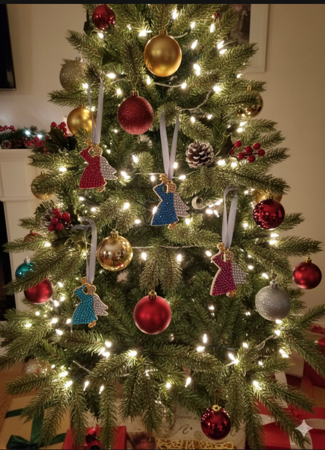 Angel with Bugle Ornaments