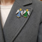 Wood Angel Pins