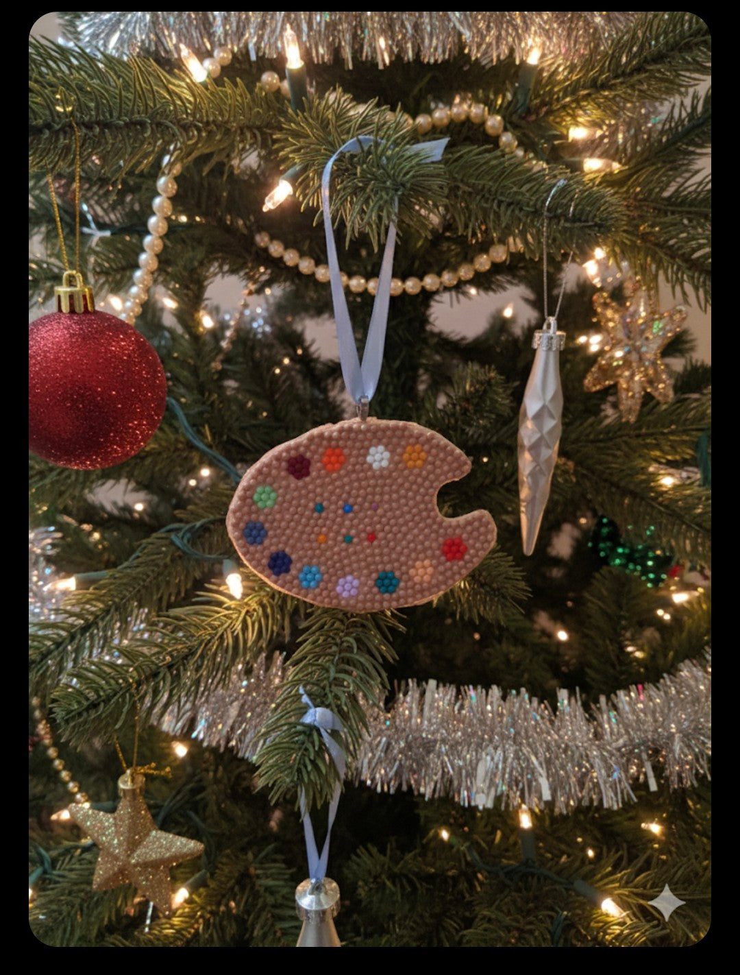 Paint Palette Ornaments