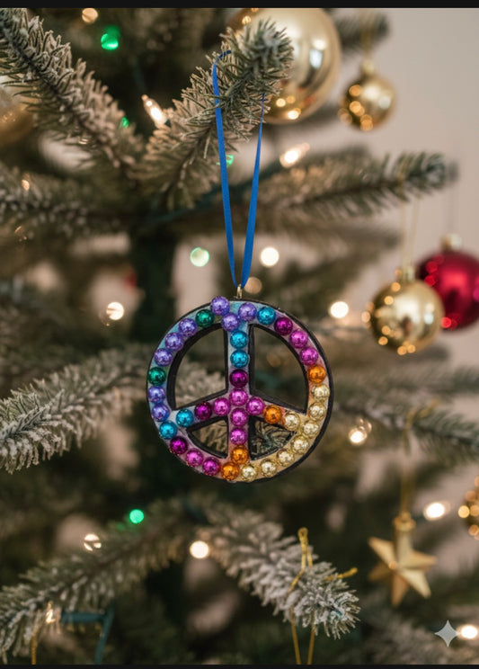 Peace Sign Ornaments
