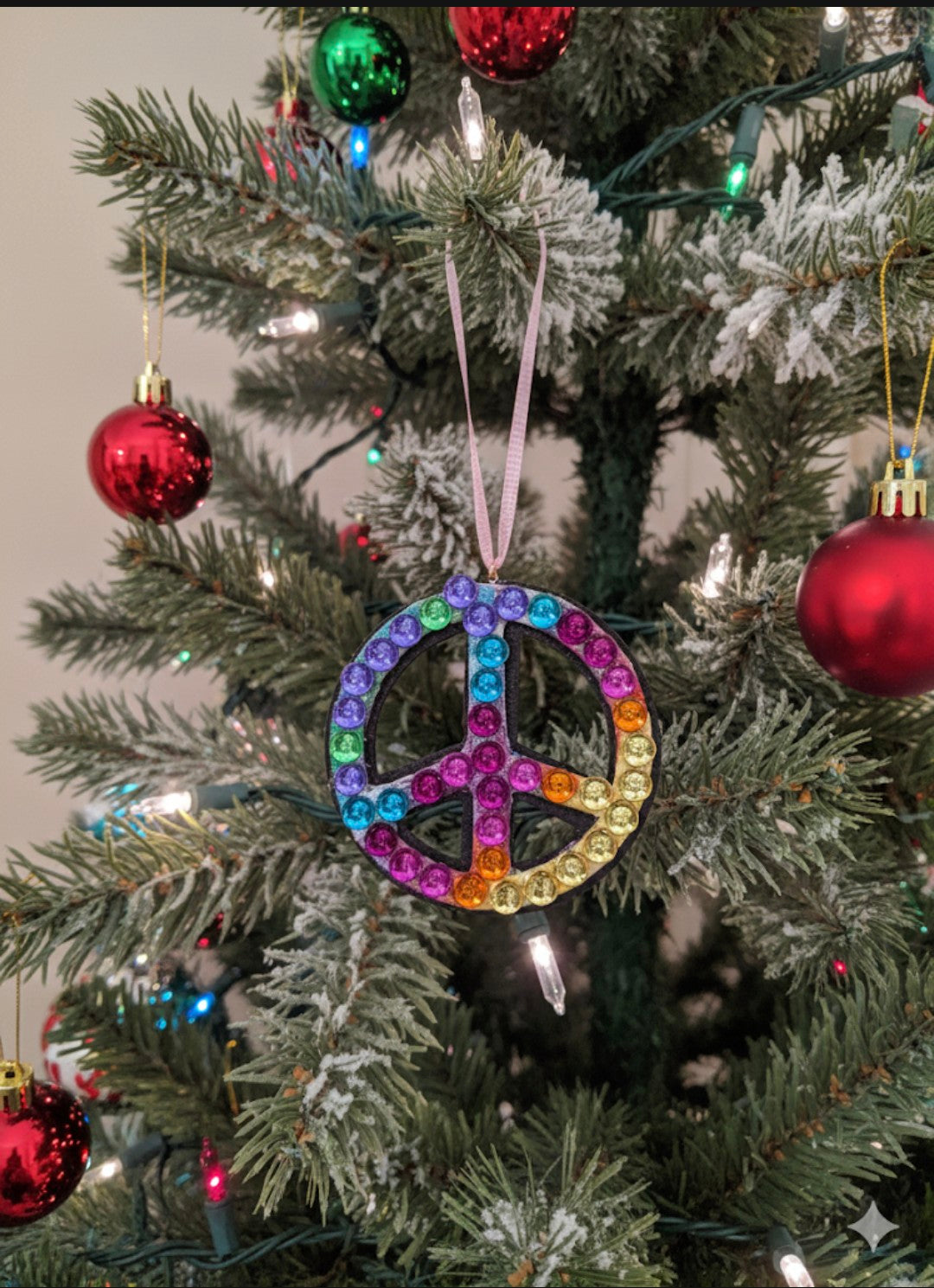 Peace Sign Ornaments