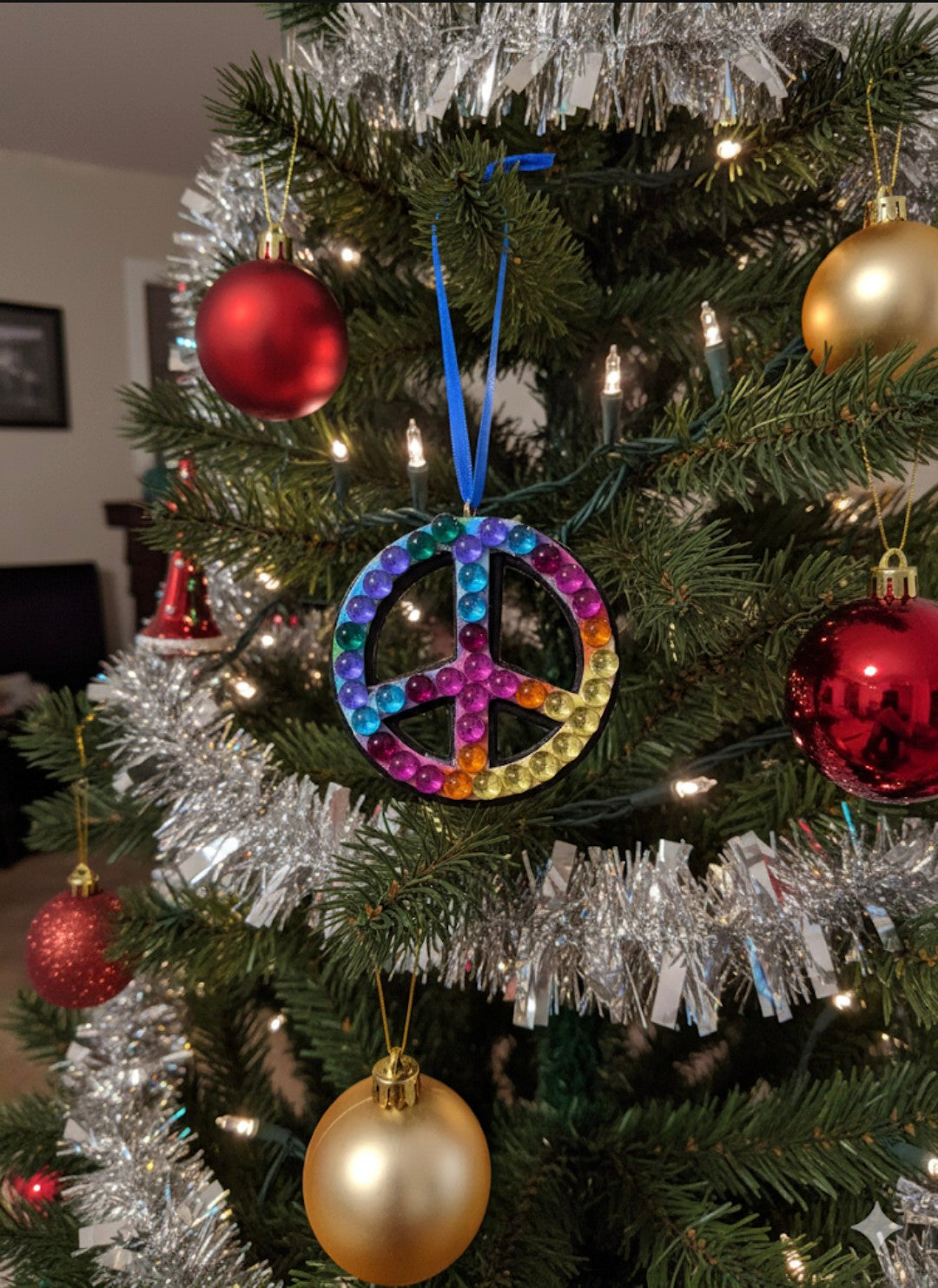Peace Sign Ornaments